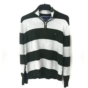 Tommy Hilfiger Mens 1/2 Zip Pullover L Sweater